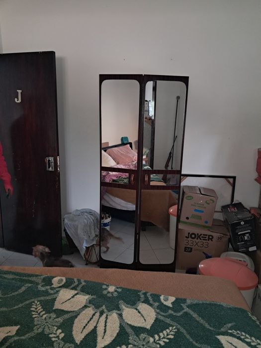 Roupeiro duas portas com espelhos