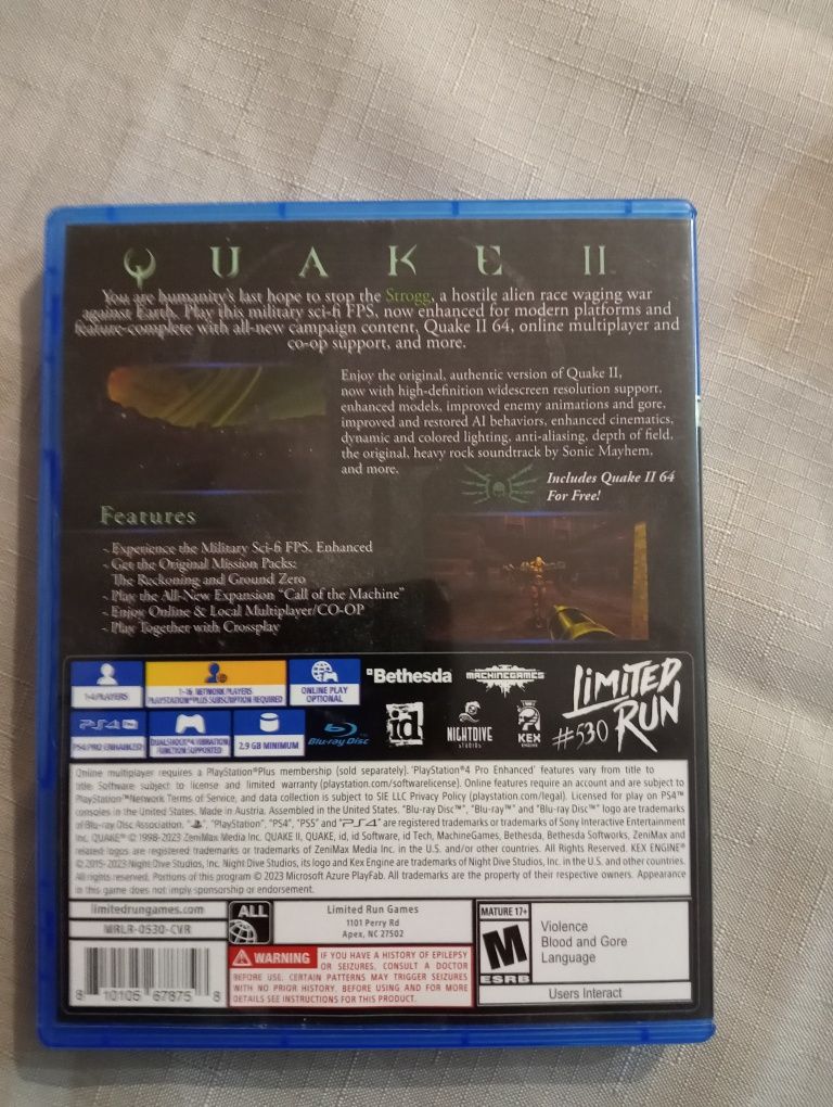 Sprzedam Quake2 Ps4 Ps5