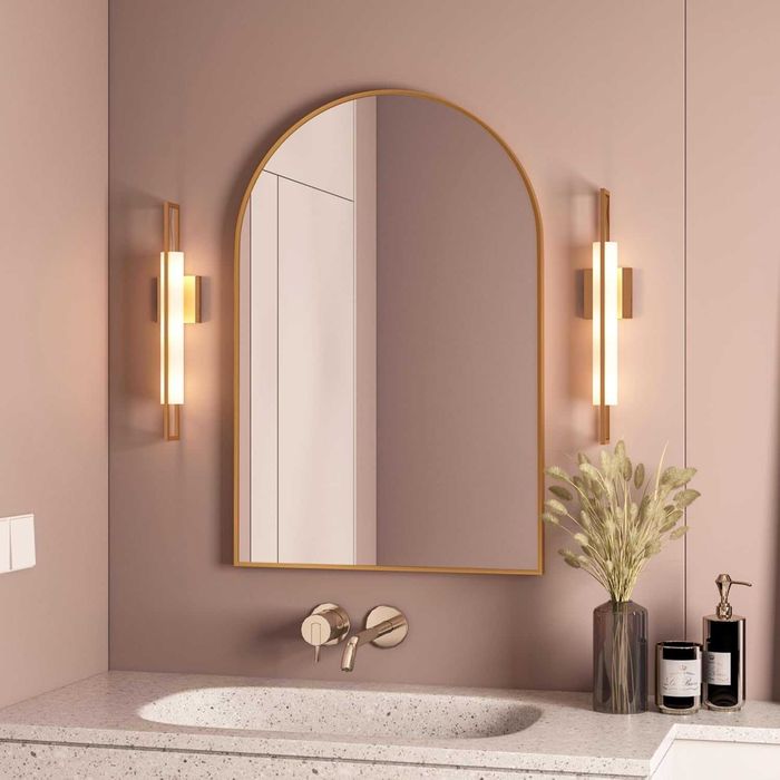 Nowe lustro / lusterko / wiszące / półokrągłe / 50x75cm / A3338!