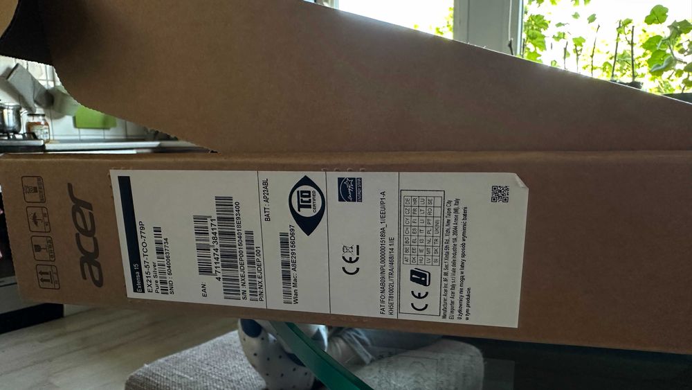 Laptop ACER Extensa 15  15.6" IPS i7 16GB RAM 512GB SSD  na gwarancji