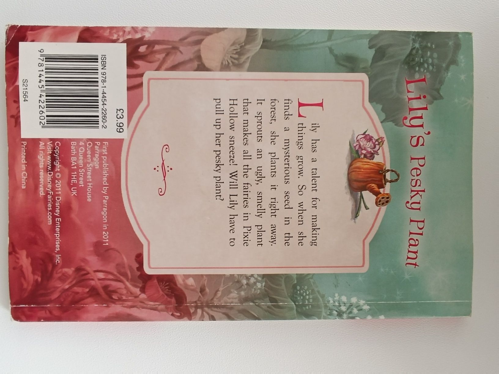 Книга детская на английском языке про фей