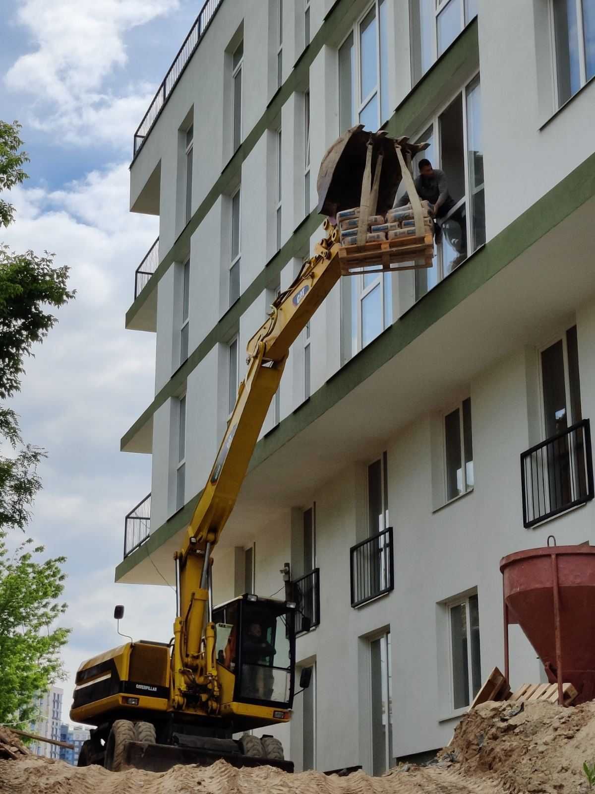 Послуги, оренда колісного екскаватора САТ 318D