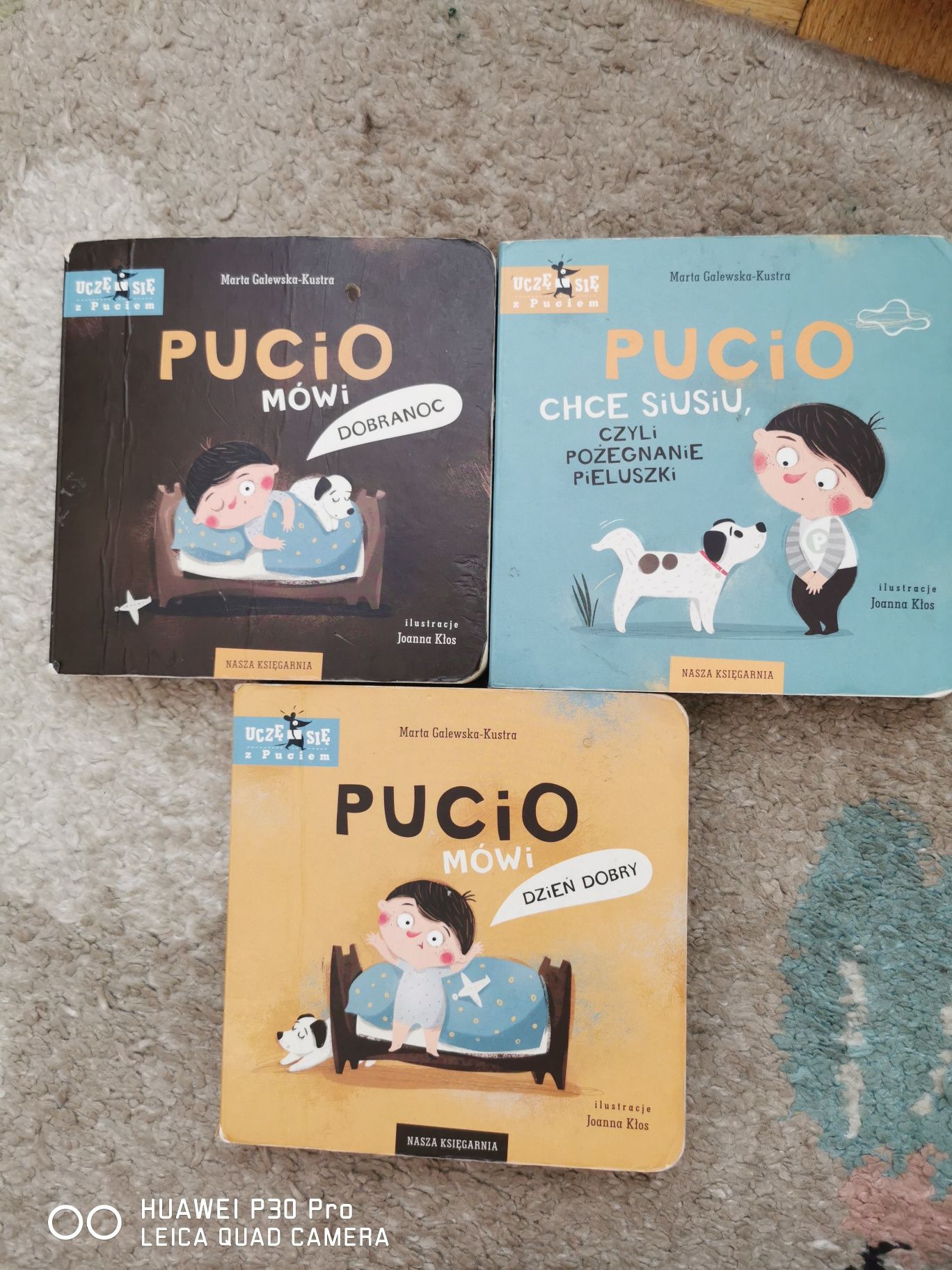 3 książki Pucio Mówi