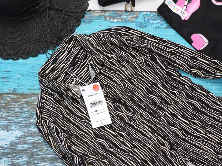 Sinsay Nowa koszula 100 % wiskoza wzory 36