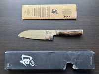 Японский профессиональный кухонный нож шеф-повара Shun Premier Santoku