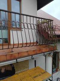 Barierka balkonowa 115x376 Wys.110