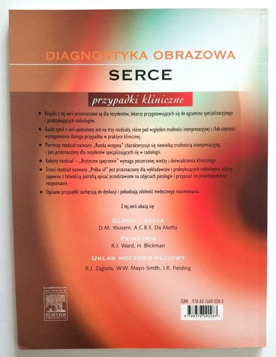 Diagnostyka obrazowa SERCE. Przypadki kliniczne, Reddy, Steiner, NOWA!