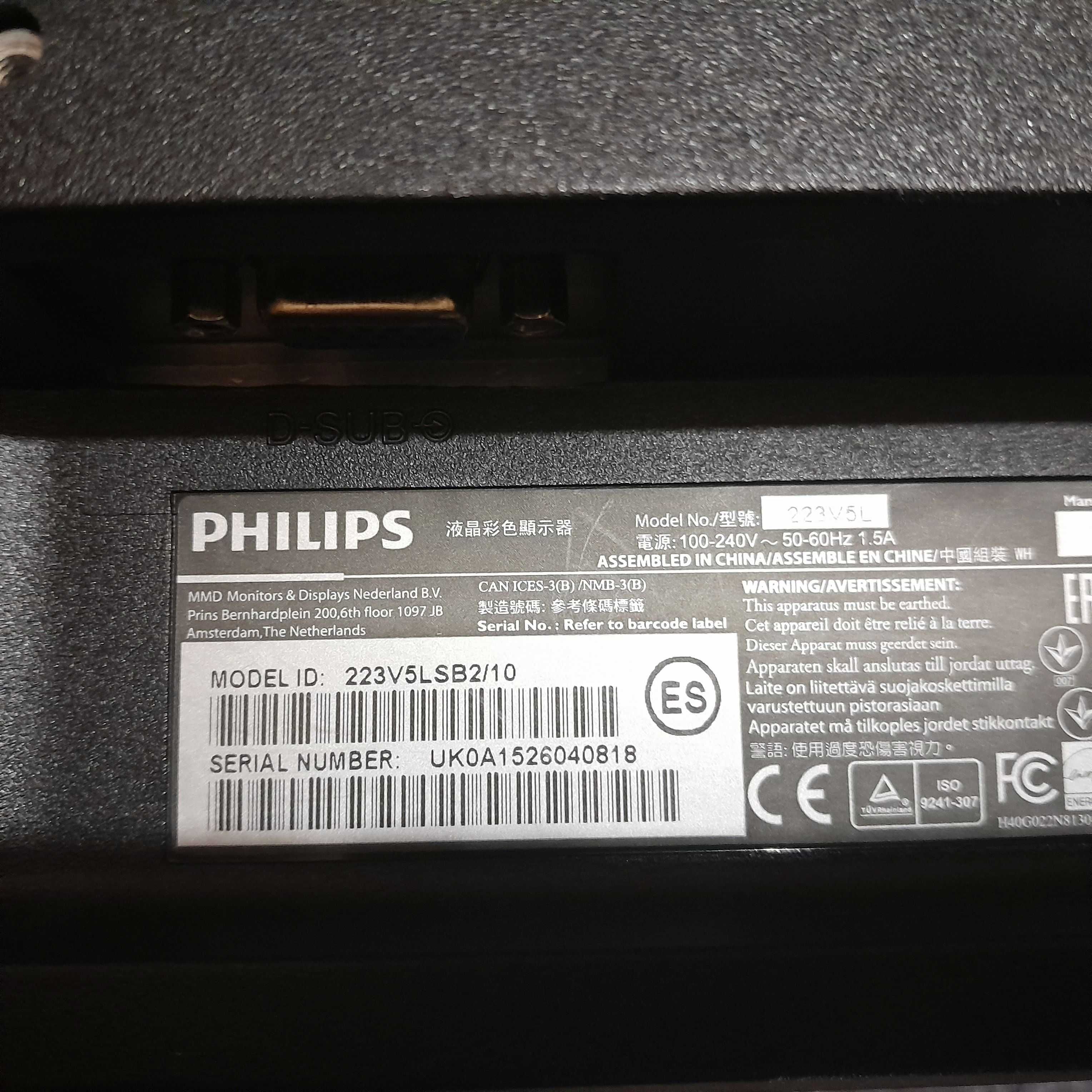 Monitor Philips 223V5LSB2/10