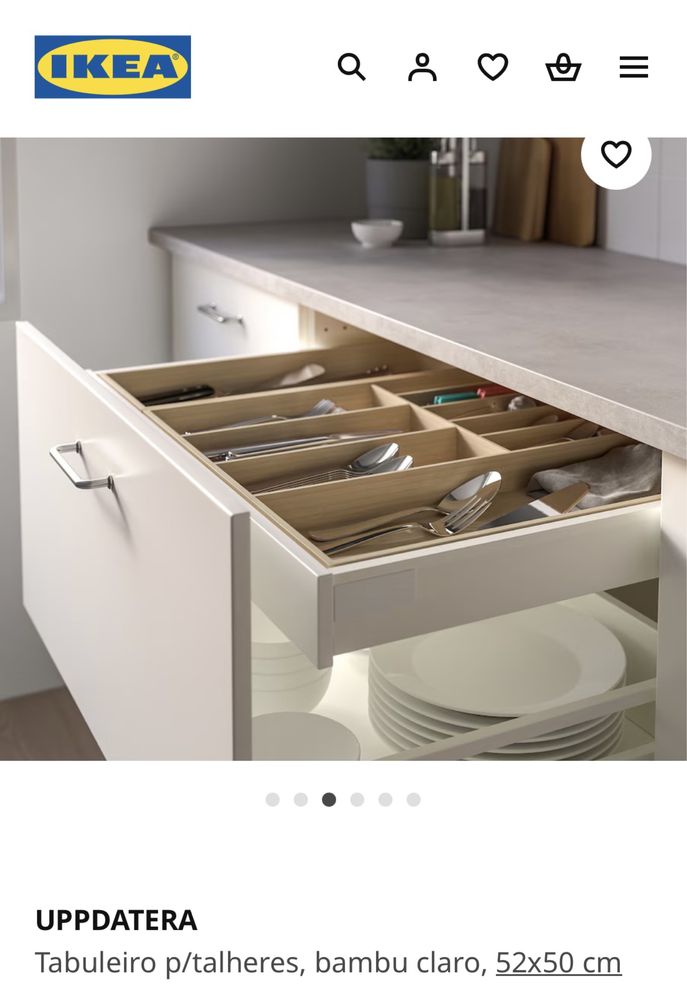 Organizador talheres IKEA UPPDATERA