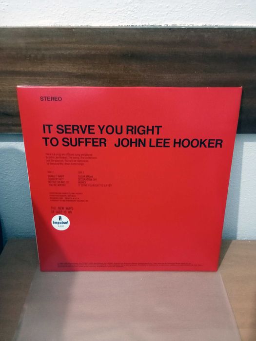 Vinyl – John Lee Hooker – It Serve You Right To Suffer