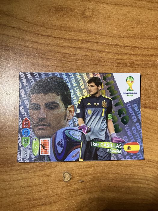 Karta Panini: Iker Casillas Fifa World Cup 2010 Limited,stan bdb