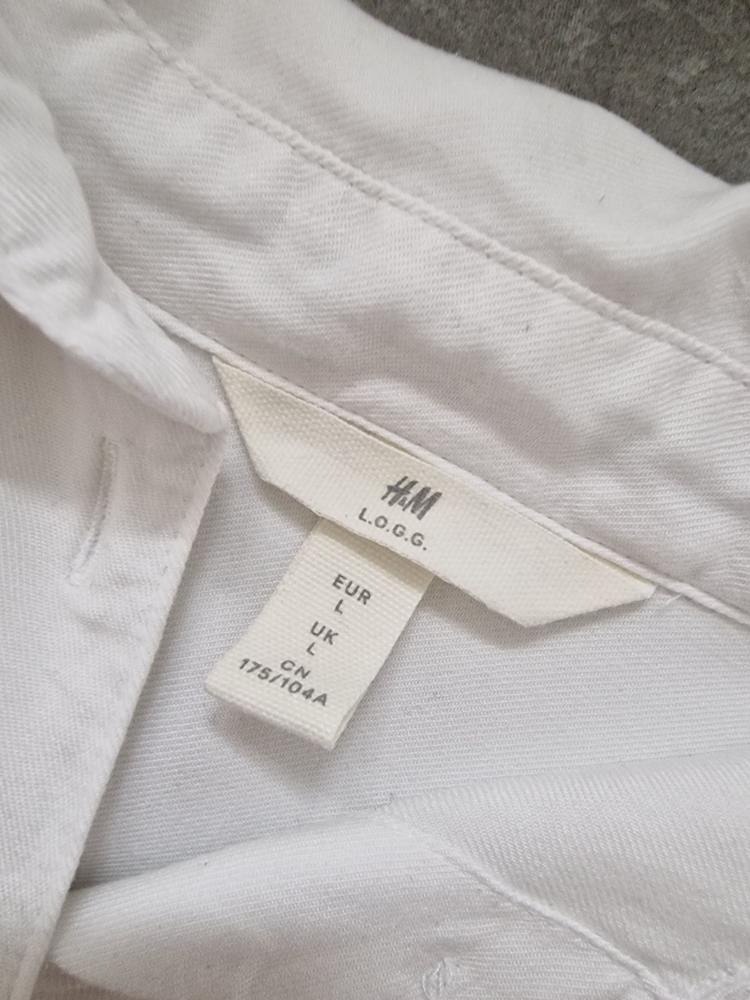 H&M Biała koszula oversize 40