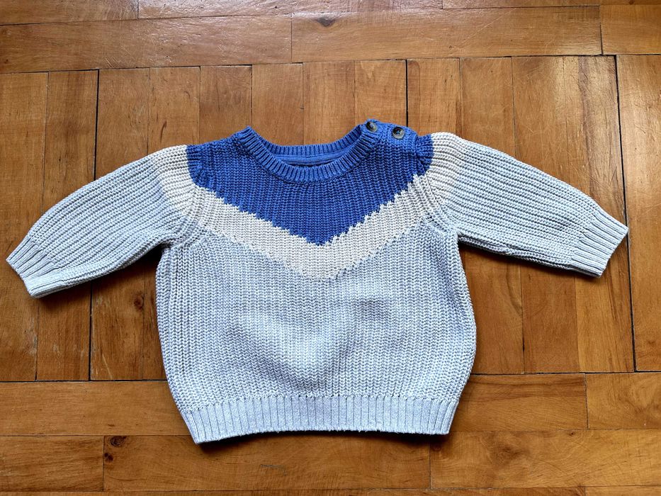 M&S Sweter dla chłopca (3-6 miesiące, 68cm)