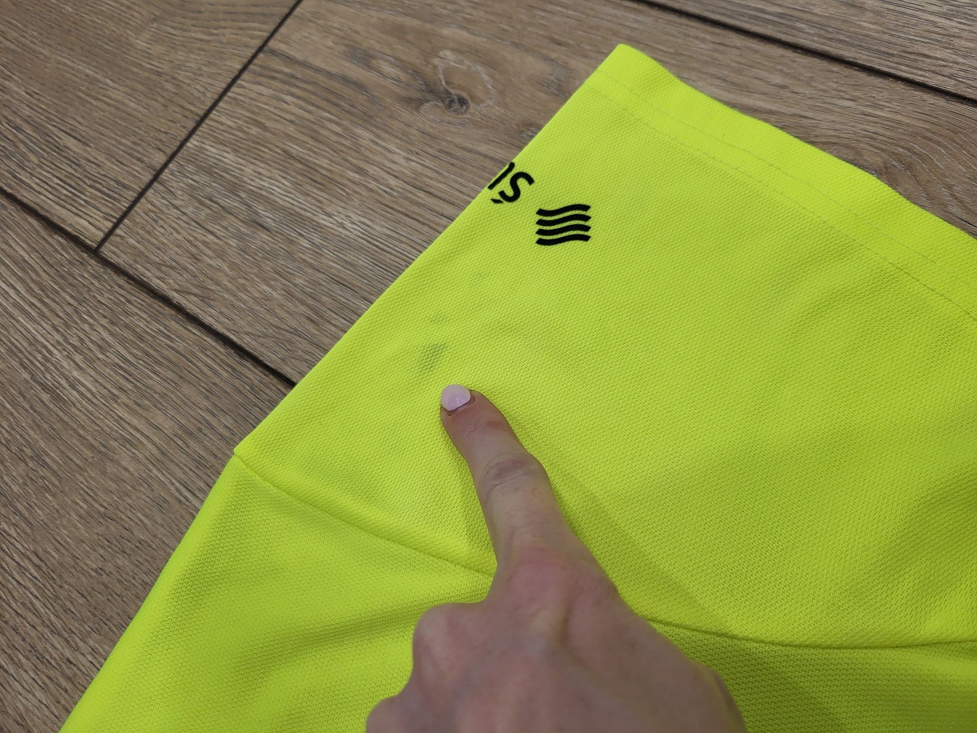 Koszulka t-shirt RMF żółta neonowa do biegania