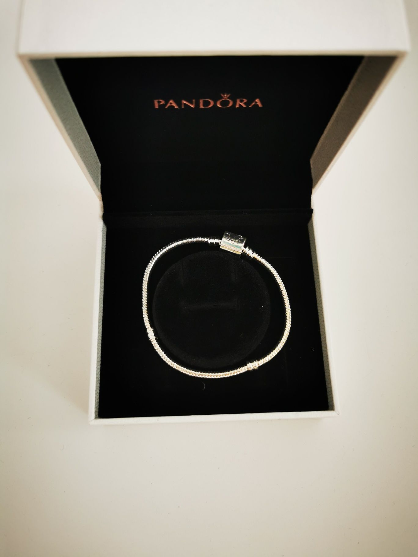 Srebrna Bransoletka Pandora 17 cm