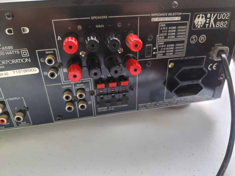 Yamaha DSP-A595 amplificador