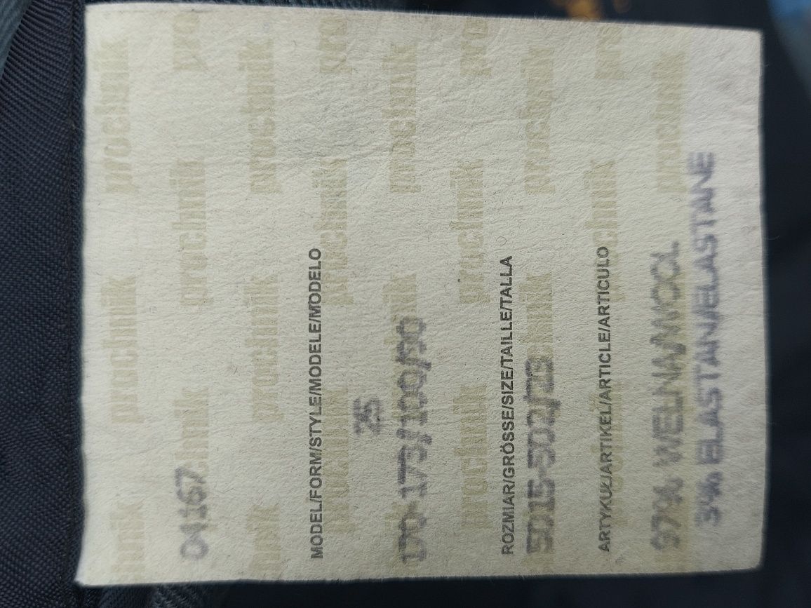 Marynarka męska wizytowa rozmiar 2XL firma PRÓCHNIK