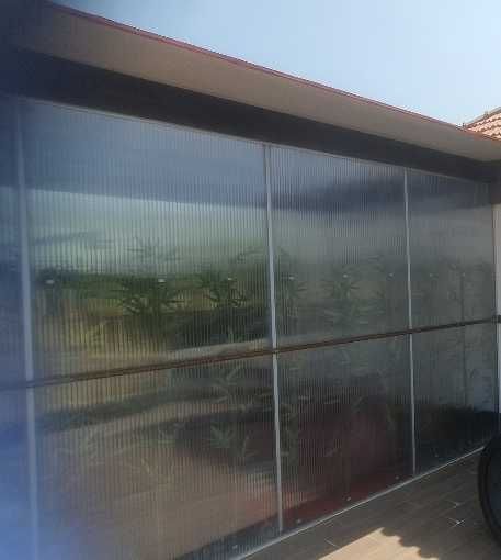 Oportunidade Telheiro Completo Madeira Sandwich Policarbonato Viga