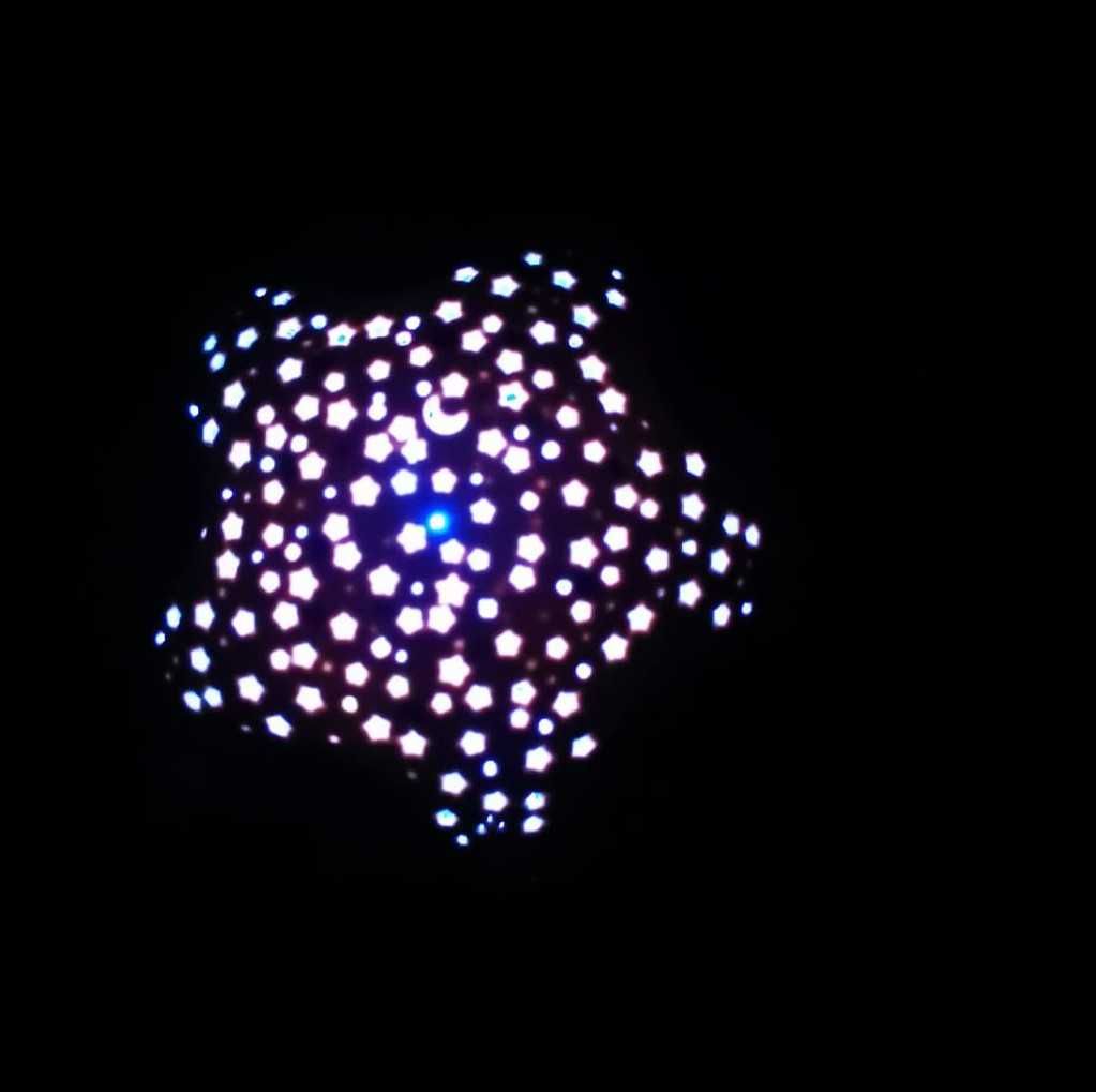 Lampka nocna PABOBO z projektorem Gwiazda