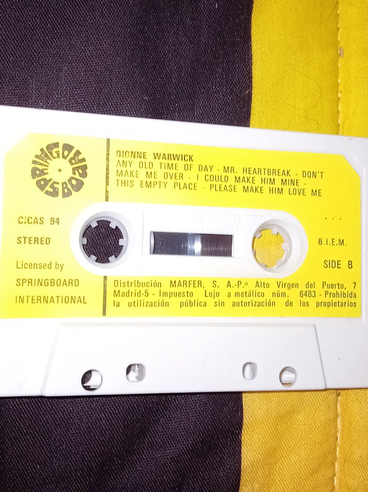 Cassette Dionne Warwick - Grandes Colecciones (Vol. 2)