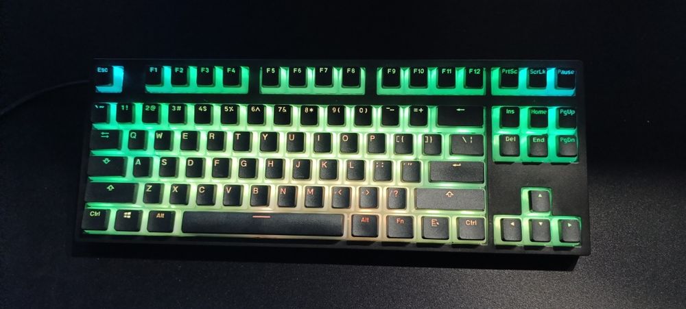 Механічна клавіатура Dark Project KD87A (Gateron Teal, PBT, RGB) - б/в