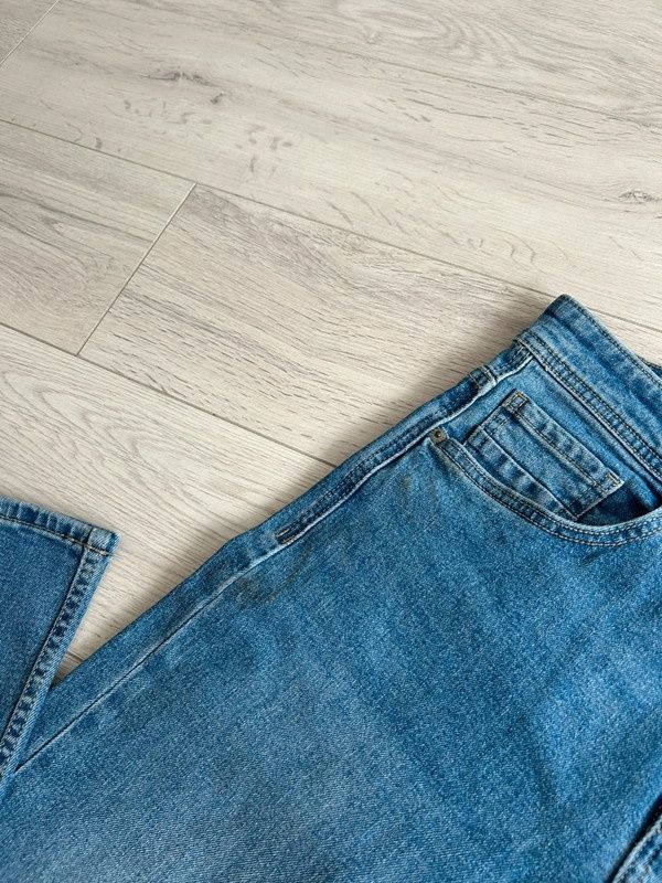 damskie niebieskie skinny jeans rurki rozmiar L