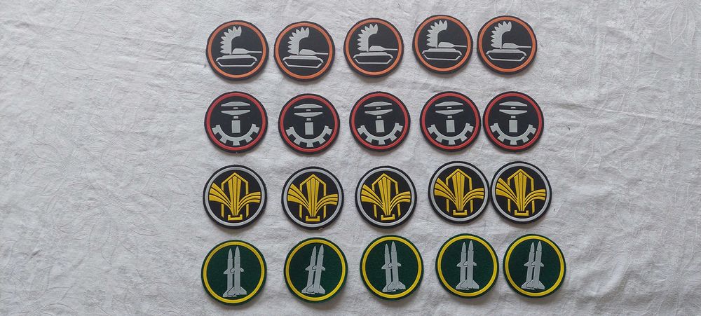 Naszywki (oznaki) specjalistyczne LWP (20 szt.)