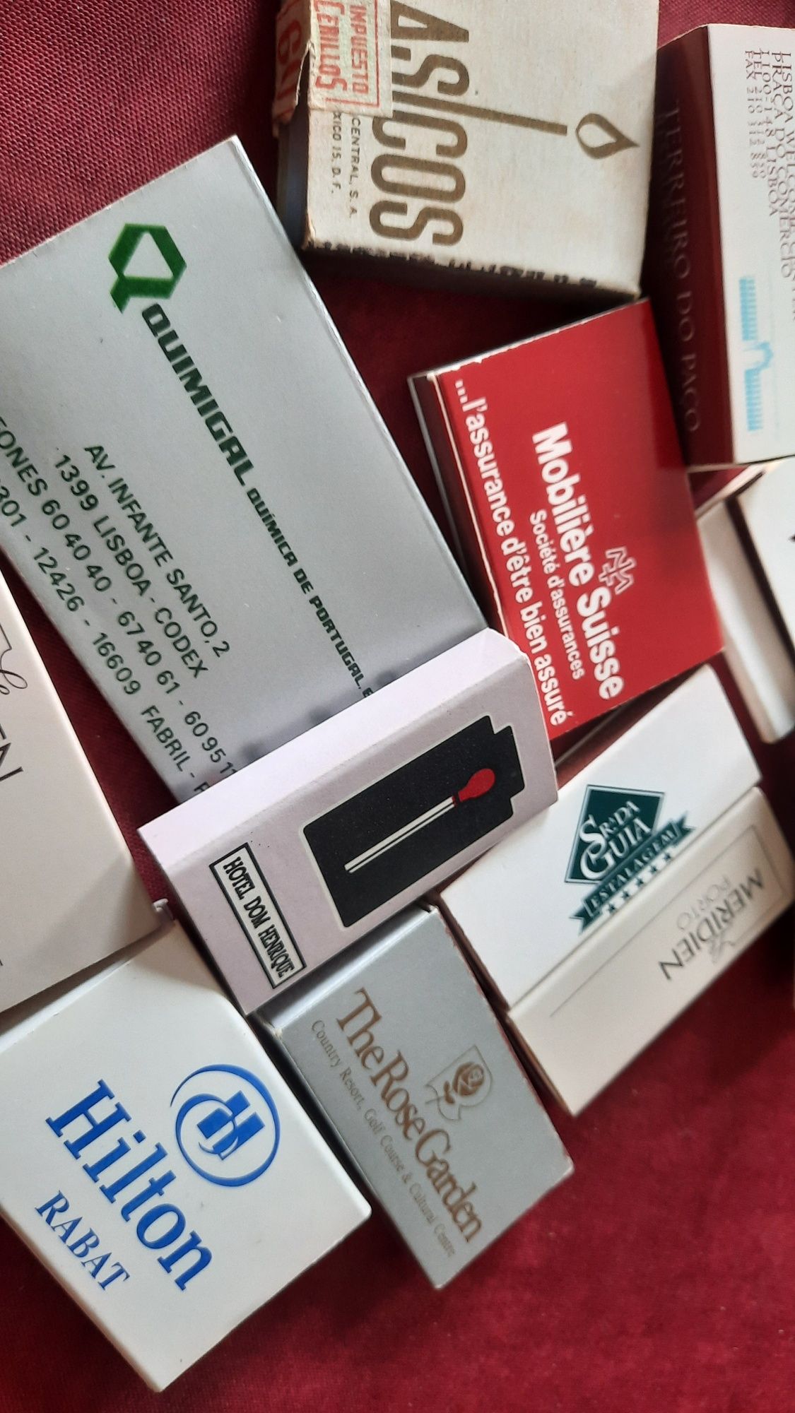 Coleção caixas fósforos