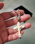Fio colar necklace cruz aço inoxidável cross homem