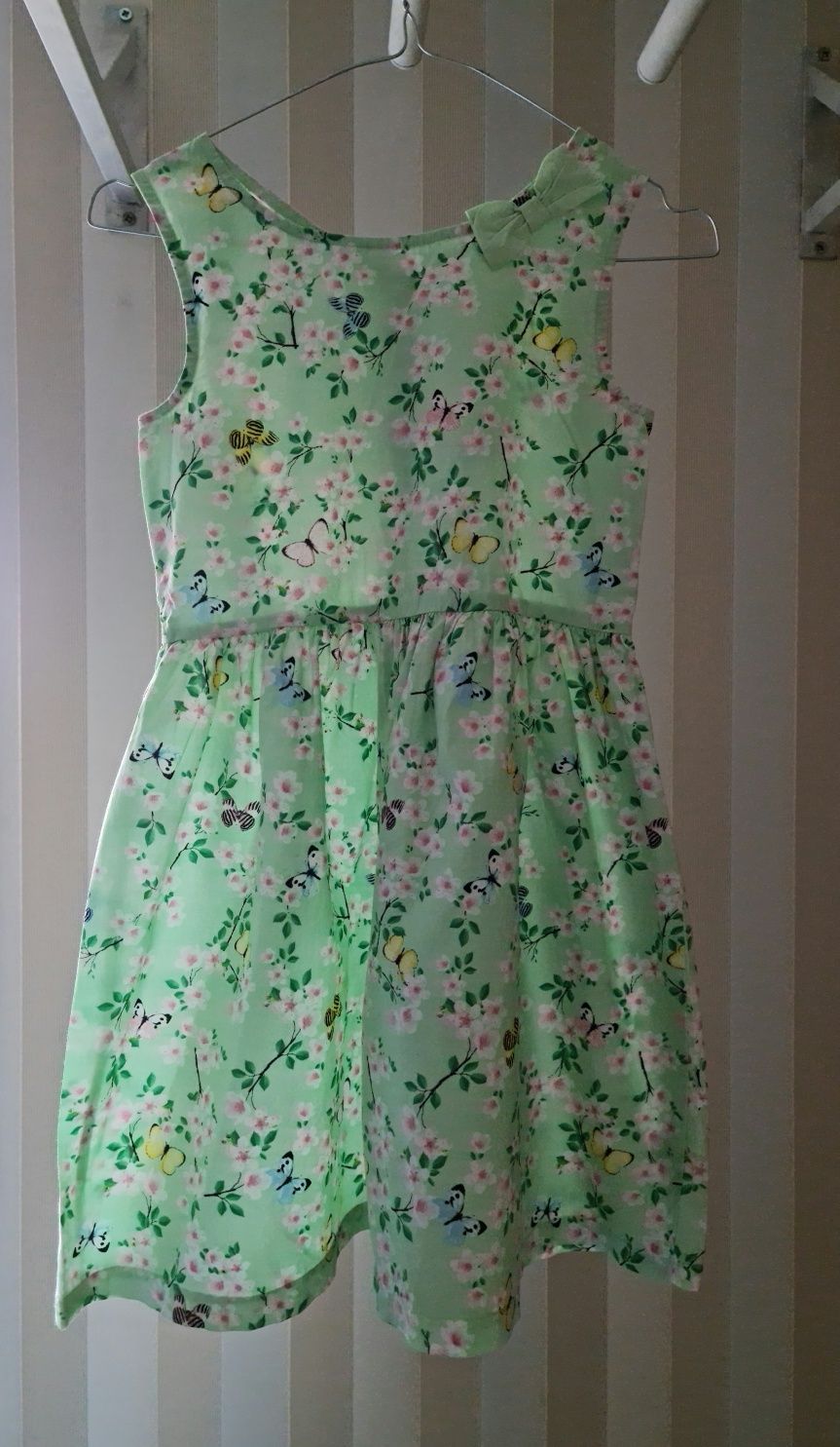 Хлопковые платье сукня H&M, 140р, новые и бу