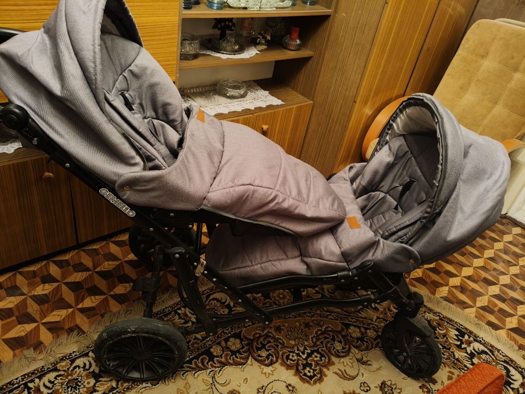 Sprzedam wózek bliźniaczy 3w1