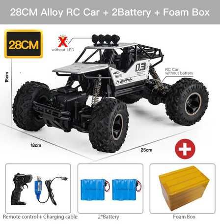 Carro Telecomandado 4WD Escala 1:16 Comando 2.4G (2 Baterias)