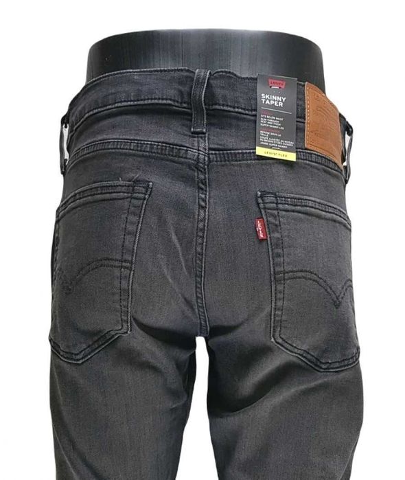 Męskie jeansy Levi's Skinny Taper -oryg. nowe Levis Flex rurki W33/L34