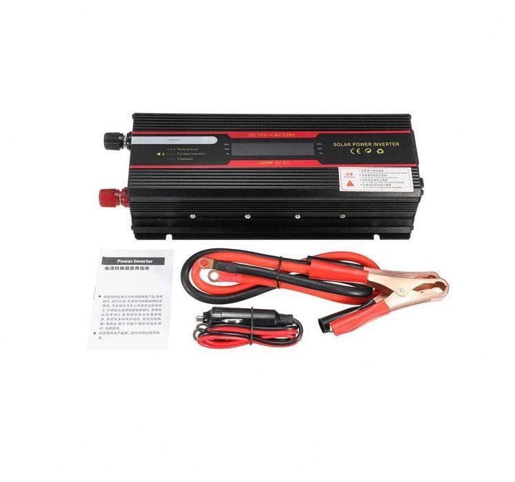 Inversor 6000W * 12V - 110V/220V * DC/AC * 5V USB * Carro/Caravana