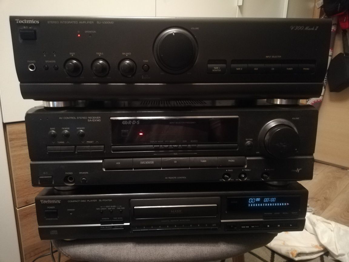 Zestaw Technics Wzmacniacz +Tuner+CD