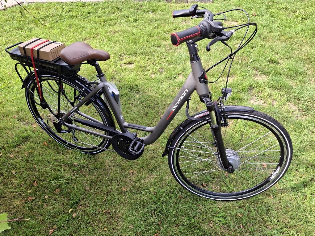 Ebike rower elektryczny Devron 28120 nowy pełne wyposażenie  OkAzJA
