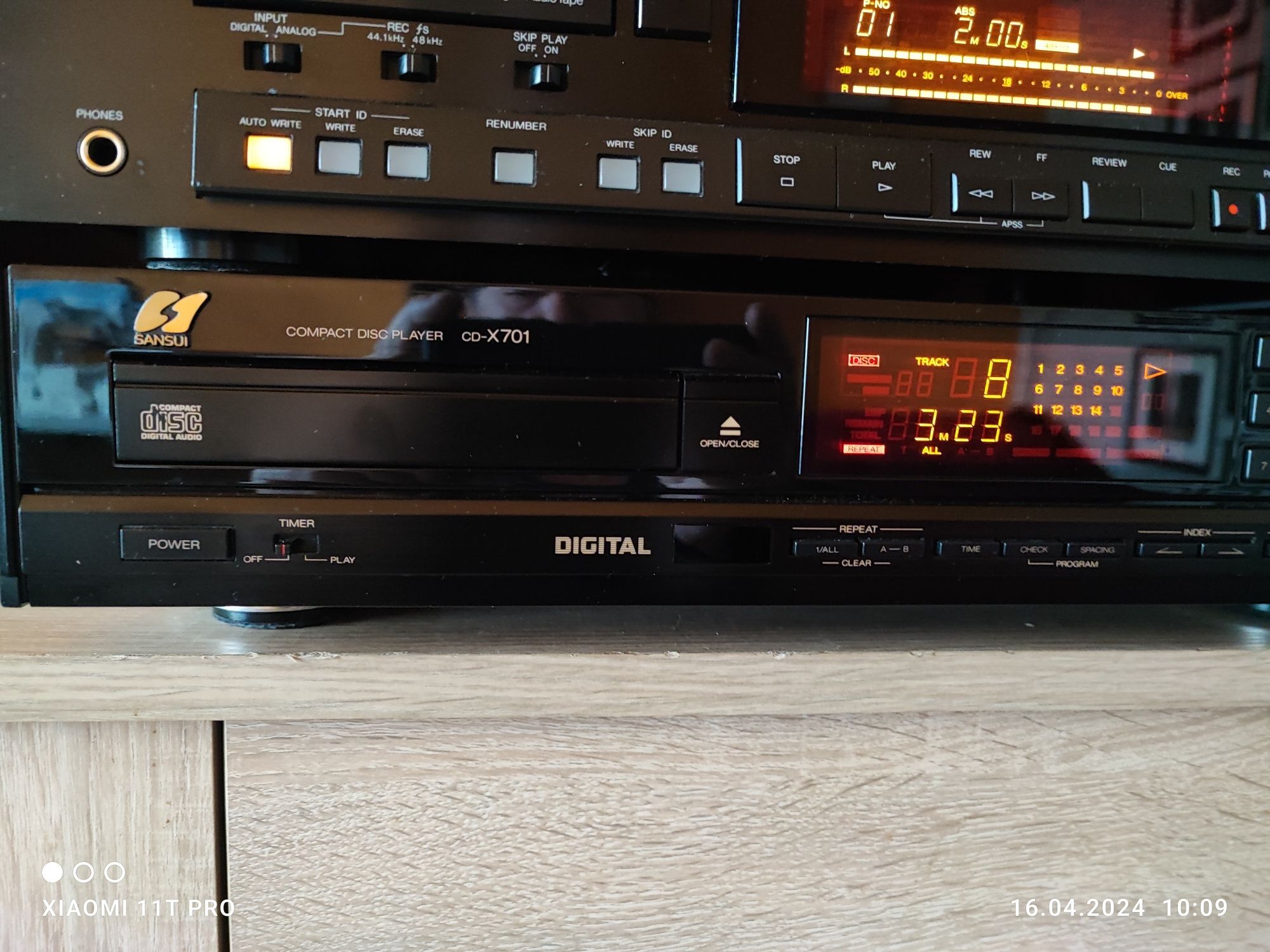 Sansui CD-X 701 ładny stan/XLR