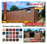 Mały Garaż Blaszany| Blaszak| Drewnopodobny | Schowek – ROMSTAL*