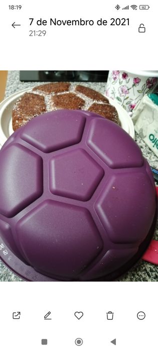 Forma de silicone Tupperware