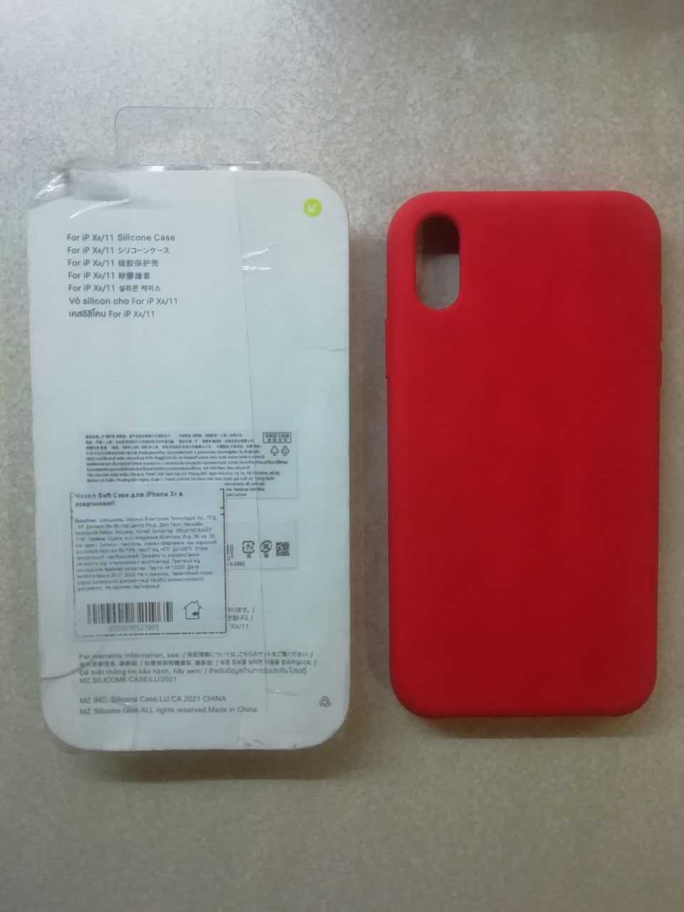Чехол CasePro Silicone Case Red для iPhone XR
(Чохол силиконовый)