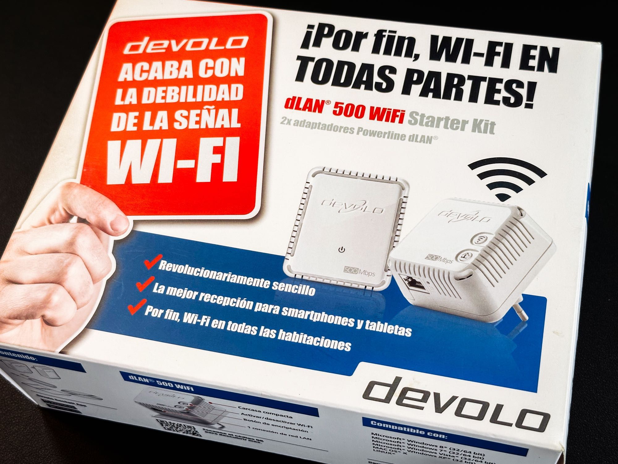 Devolo dLAN 500 WiFi Starter Kit - Powerline
