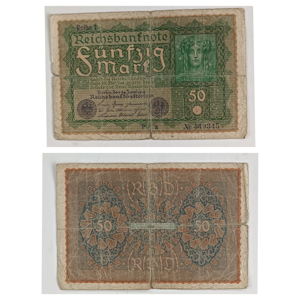 banknot 50 marek 1919 . Niemcy