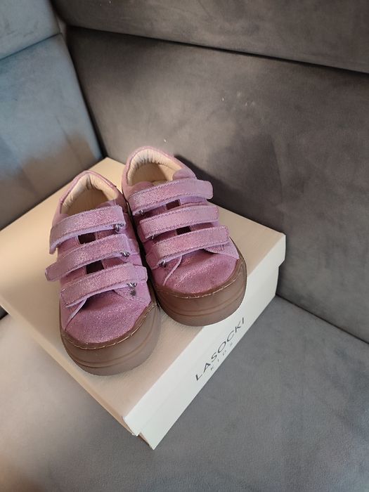 Półbuty sneakersy dziewczęce różowe