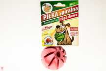 SUM-PLAST Piłka Spiralna nr.2 zabawka dla psa na smaczki