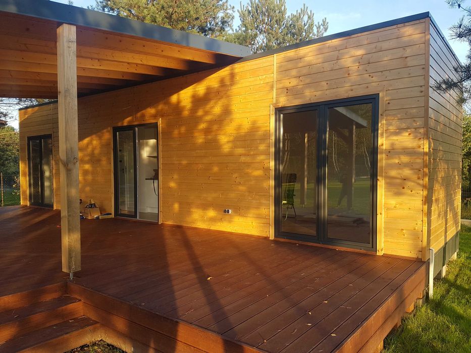 dom modułowy, domek mobilny, domek letniskowy, domek całoroczny