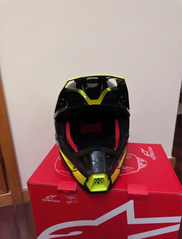 Capacete Alpinestars 2024 M NOVO