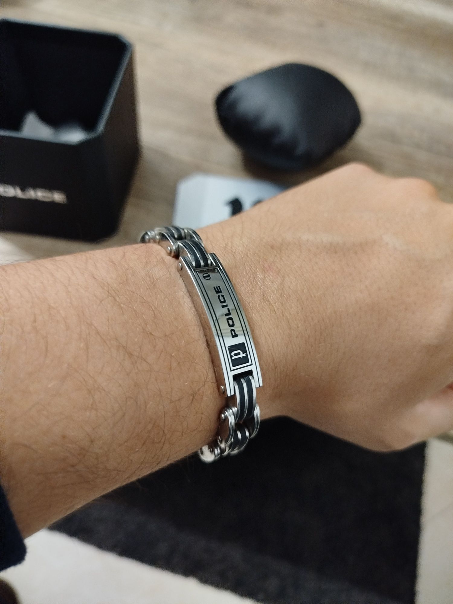 Pulseira POLICE homem 19cms