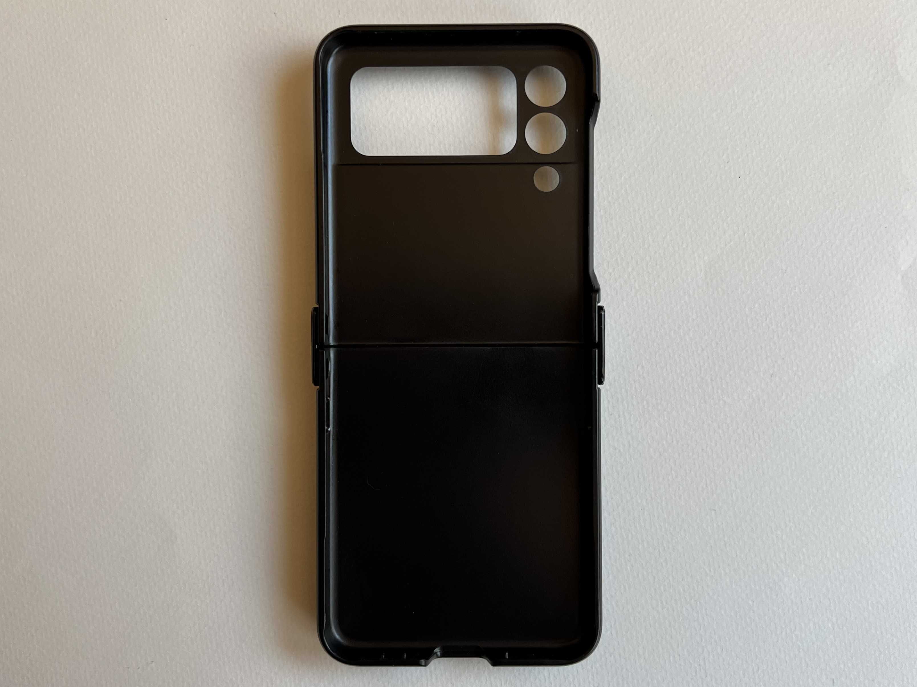 Samsung Galaxy Flip 3 чохол чорний Carbon розкладний матовий пластик