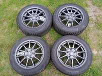 Felgi aluminiowe 5x114,3 Honda Mazda 3 5 6 Kia Ceed Soul opony zimowe 16