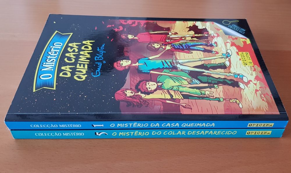 2 livros da coleção MISTÉRIO, de Enid Blyton